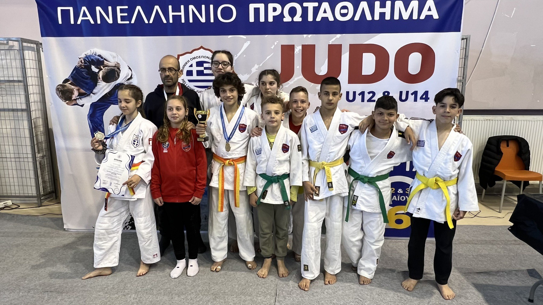 Τζούντο: Πρωταθλητής Ελλάδος ο Πανιώνιος στις κατηγορίες U12 και U14!