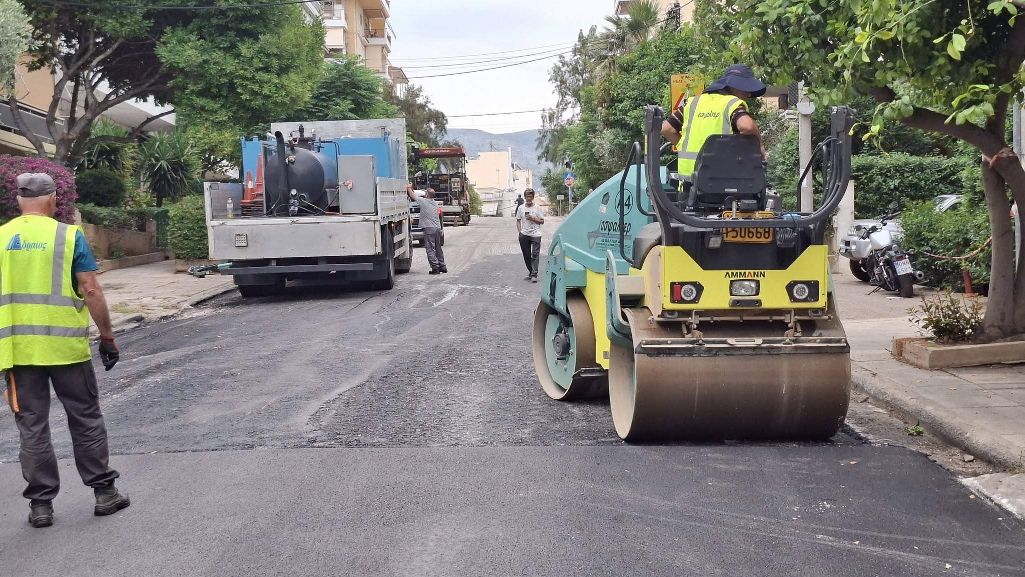 Εκτεταμένο πρόγραμμα ασφαλτοστρώσεων στη Νέα Σμύρνη