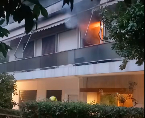 Πυρκαγιά σε διαμέρισμα στη Νέα Σμύρνη τα ξημερώματα